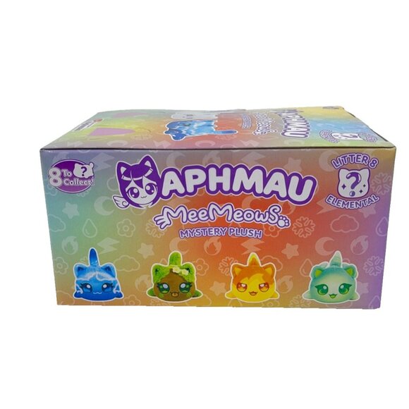 Aphmau MeeMeows Plush 6" Lightning Cat Liter 8 Elemental Series - Picture 11 of 16